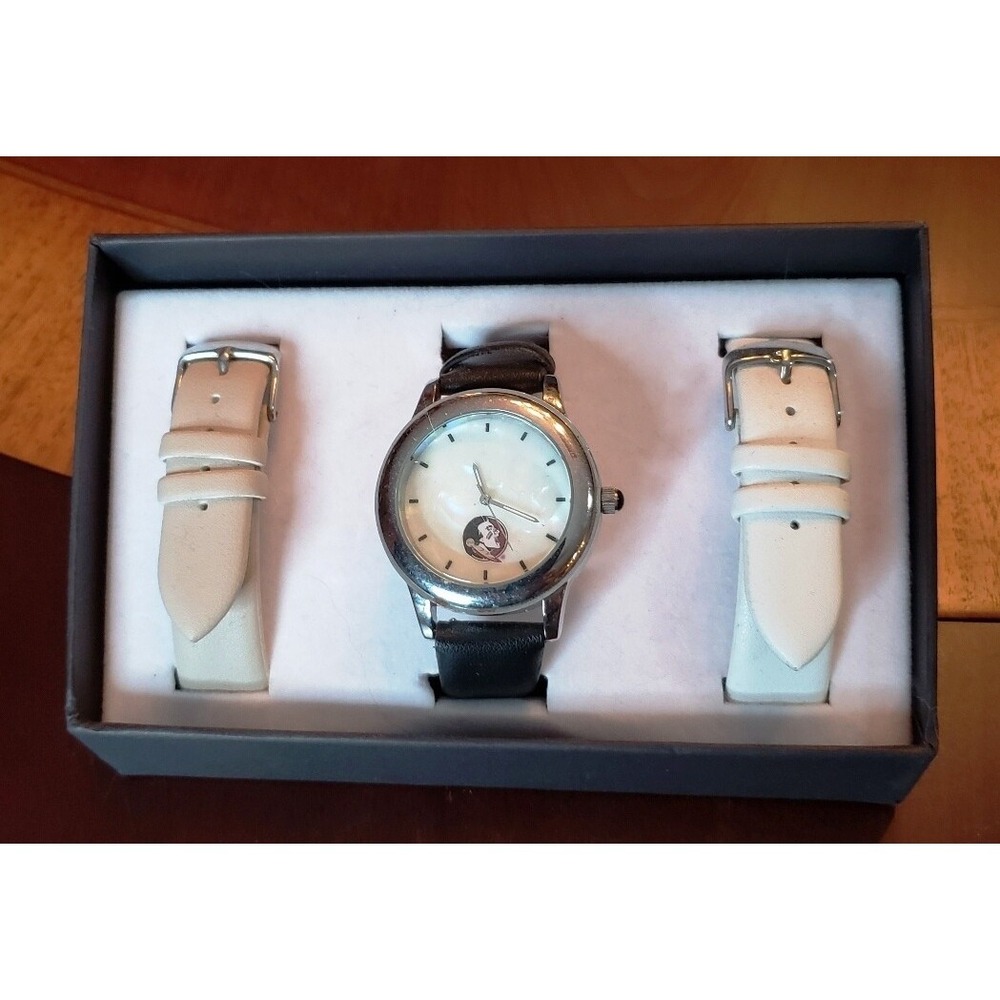 Indian Head Wristwatch‎ (2 additional bands) - New Florida Seminoles